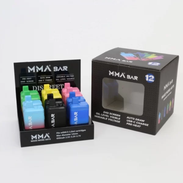 mma bar 510 battery packaging