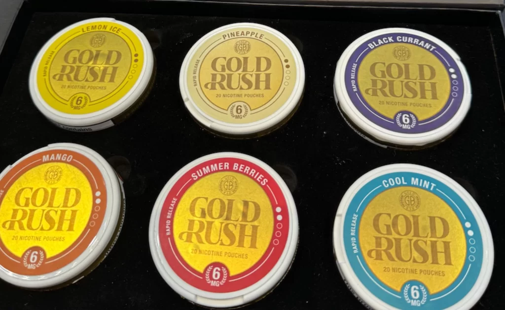 gold rush nicotine pouch