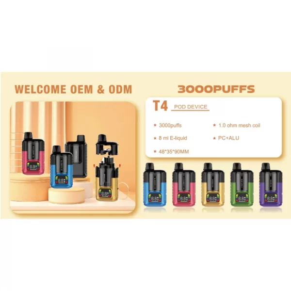 4 in 1 switch flavors disposable vape 8000 puffs